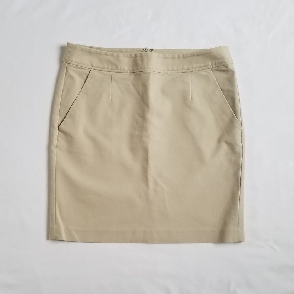 Banana Republic Outlet Lt Khaki Pencil Skirt 12
